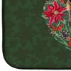 Caroline's Treasures CK1506DDM German Boxer Poinsetta Wreath Dish Drying Mat Absorbent Dish Drying Mat Pad for Kitchen Counter Dish Drainer Mat for Countertop, 14 x 21", Multicolor view 4