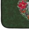 Caroline's Treasures CK1528DDM Schnauzer Poinsetta Wreath Dish Drying Mat Absorbent Dish Drying Mat Pad for Kitchen Counter Dish Drainer Mat for Countertop, 14 x 21", Multicolor view 4