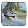 Caroline's Treasures JMK1060DDM Jeannie Shrimp Boat Dish Drying Mat Absorbent Dish Drying Mat Pad for Kitchen Counter Dish Drainer Mat for Countertop, 14 x 21", Multicolor view 1