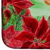 Caroline's Treasures CK1357DDM Doberman Pinscher Poinsettas Dish Drying Mat Absorbent Dish Drying Mat Pad for Kitchen Counter Dish Drainer Mat for Countertop, 14 x 21", Multicolor view 4