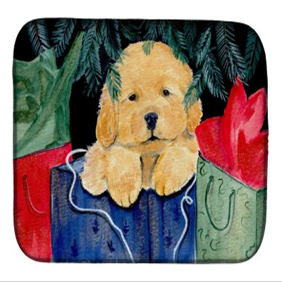 Caroline's Treasures SS8580DDM Golden Retriever Dish Drying Mat Absorbent Dish Drying Mat Pad for Kitchen Counter Dish Drainer Mat for Countertop, 14 x 21", Multicolor