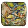 Caroline's Treasures JMK1102DDM Jubilee Blue Crab Dish Drying Mat Absorbent Dish Drying Mat Pad for Kitchen Counter Dish Drainer Mat for Countertop, 14 x 21", Multicolor view 1