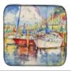Caroline's Treasures JMK1034DDM Three Boats Sailboats Dish Drying Mat Absorbent Dish Drying Mat Pad for Kitchen Counter Dish Drainer Mat for Countertop, 14 x 21", Multicolor view 1