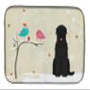 Caroline's Treasures BB2498DDM Christmas Presents between Friends Black Russian Terrier Dish Drying Mat Absorbent Dish Drying Mat Pad for Kitchen Counter Dish Drainer Mat for Countertop, 14 x 21", Mul view 1