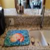 Caroline's Treasures BB8523DDM Crab Dish Drying Mat Absorbent Dish Drying Mat Pad for Kitchen Counter Dish Drainer Mat for Countertop, 14 x 21", Multicolor view 2