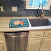 Caroline's Treasures BB8523DDM Crab Dish Drying Mat Absorbent Dish Drying Mat Pad for Kitchen Counter Dish Drainer Mat for Countertop, 14 x 21", Multicolor view 3
