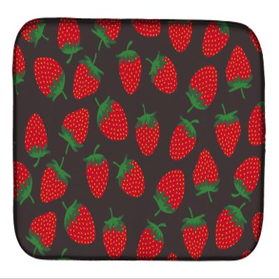 Caroline's Treasures BB5137DDM Strawberries on Gray Dish Drying Mat Absorbent Dish Drying Mat Pad for Kitchen Counter Dish Drainer Mat for Countertop, 14 x 21", Multicolor