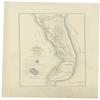 18" x 24" 1865 Map Sketch of Vicinity of Fort Fisher Region view 1