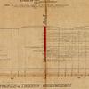 18" x 24" 1890 Map of Panama Canal Length Profile of The Lane Canal view 2