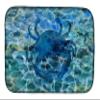 Caroline's Treasures BB5369DDM Blue Crab Under Water Dish Drying Mat Absorbent Dish Drying Mat Pad for Kitchen Counter Dish Drainer Mat for Countertop, 14 x 21", Multicolor view 1