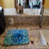 Caroline's Treasures BB5369DDM Blue Crab Under Water Dish Drying Mat Absorbent Dish Drying Mat Pad for Kitchen Counter Dish Drainer Mat for Countertop, 14 x 21", Multicolor view 2