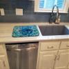 Caroline's Treasures BB5369DDM Blue Crab Under Water Dish Drying Mat Absorbent Dish Drying Mat Pad for Kitchen Counter Dish Drainer Mat for Countertop, 14 x 21", Multicolor view 3
