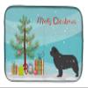 Caroline's Treasures BB2982DDM Newfoundland Merry Christmas Tree Dish Drying Mat Absorbent Dish Drying Mat Pad for Kitchen Counter Dish Drainer Mat for Countertop, 14 x 21", Multicolor view 1