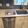 Caroline's Treasures BB2765DDM Dog House Collection French Bulldog Piebald Dish Drying Mat Absorbent Dish Drying Mat Pad for Kitchen Counter Dish Drainer Mat for Countertop, 14 x 21", Multicolor view 3