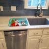 Caroline's Treasures BB1826DDM Snowman with Schnauzer Dish Drying Mat Absorbent Dish Drying Mat Pad for Kitchen Counter Dish Drainer Mat for Countertop, 14 x 21", Multicolor view 3