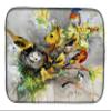 Caroline's Treasures JMK1024DDM Spring Birds Dish Drying Mat Absorbent Dish Drying Mat Pad for Kitchen Counter Dish Drainer Mat for Countertop, 14 x 21", Multicolor view 1