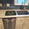 Caroline's Treasures CK1537DDM Newfoundland Poinsetta Wreath Dish Drying Mat Absorbent Dish Drying Mat Pad for Kitchen Counter Dish Drainer Mat for Countertop, 14 x 21", Multicolor view 3
