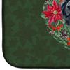 Caroline's Treasures CK1537DDM Newfoundland Poinsetta Wreath Dish Drying Mat Absorbent Dish Drying Mat Pad for Kitchen Counter Dish Drainer Mat for Countertop, 14 x 21", Multicolor view 4