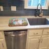 Caroline's Treasures CK1264DDM Afghan Hound Spring Dish Drying Mat Absorbent Dish Drying Mat Pad for Kitchen Counter Dish Drainer Mat for Countertop, 14 x 21", Multicolor view 3