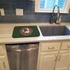 Caroline's Treasures CK1545DDM Saint Bernard Poinsetta Wreath Dish Drying Mat Absorbent Dish Drying Mat Pad for Kitchen Counter Dish Drainer Mat for Countertop, 14 x 21", Multicolor view 3