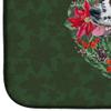 Caroline's Treasures CK1545DDM Saint Bernard Poinsetta Wreath Dish Drying Mat Absorbent Dish Drying Mat Pad for Kitchen Counter Dish Drainer Mat for Countertop, 14 x 21", Multicolor view 4