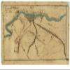 16" x 24" 1863 Map of Fredericksburg City Battle Field & Environs view 1