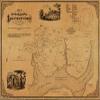 16" x 24" 1859 Map of George Washingtons Land at Mount Vernon Fairfax County Virginia view 1
