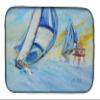 Caroline's Treasures JMK1005DDM Sailboats and Middle Bay Lighthouse Dish Drying Mat Absorbent Dish Drying Mat Pad for Kitchen Counter Dish Drainer Mat for Countertop, 14 x 21", Multicolor view 1