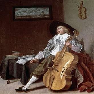 Cello Player Poster Print by Dirck Hals (9 x 12)