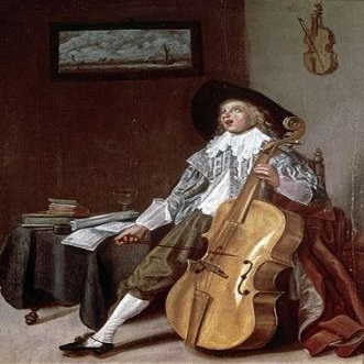 Cello Player Poster Print by Dirck Hals (9 x 12)