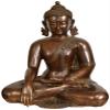 Exotic India ZDN11-antique-brown Lord Buddha in Bhumisparsha Mudra, Antique Brown view 1