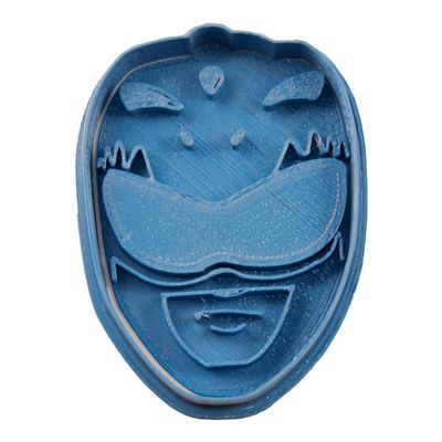 Cuticuter Power Ranger Green Cookie Cutter, Blue, 8 x 7 x 1.5 cm