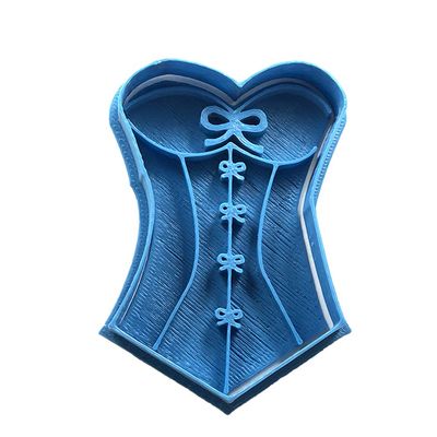 Cuticuter Special Occasions Corset Cookie Cutter, Blue, 8 x 7 x 1.5 cm
