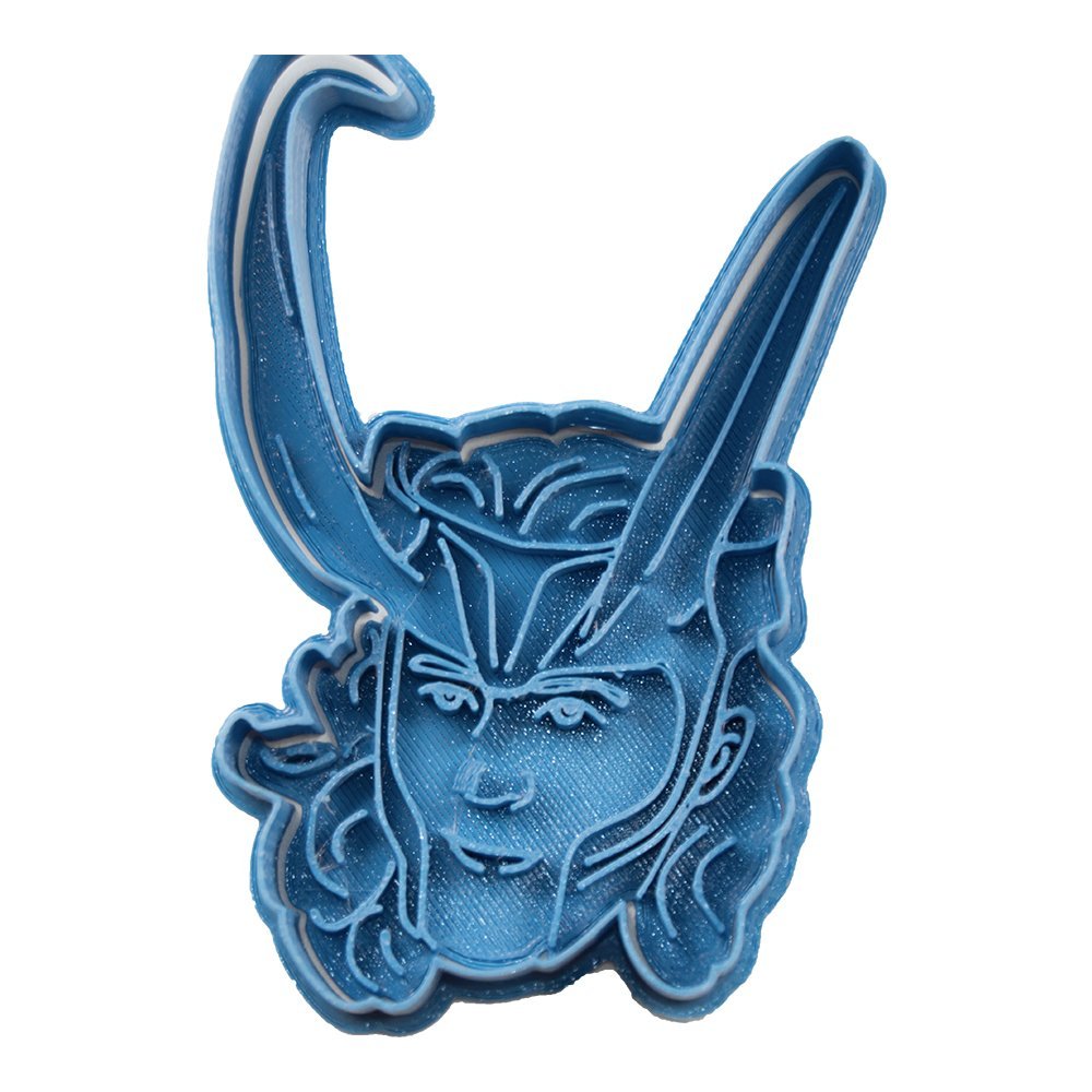 Cuticuter Loki Ragnarok Superheroes Cookie Cutter, Blue, 8 x 7 x 1.5 cm