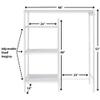 DormCo Suprima Adjustable Shelving - The Shelf Supreme - White view 3