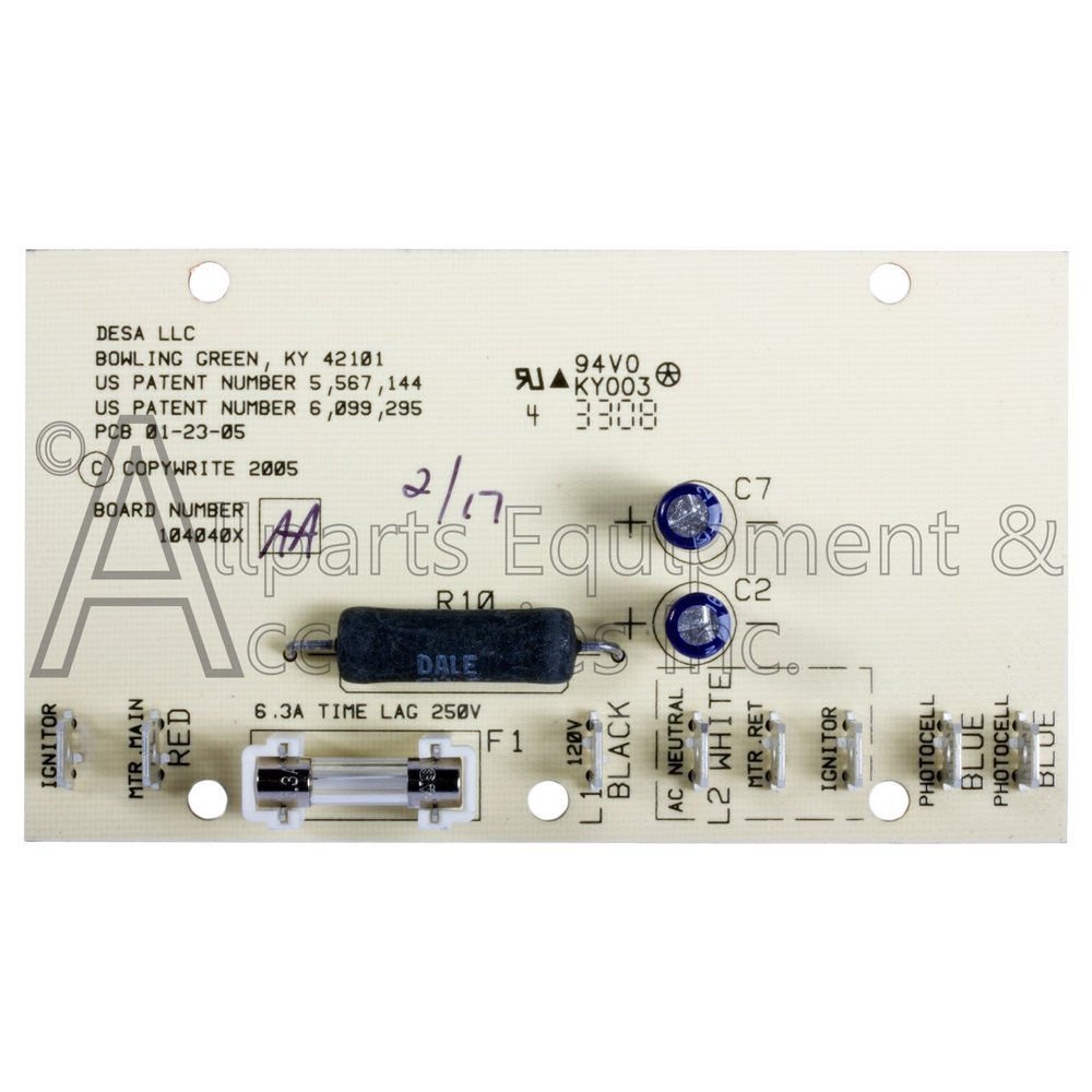 104068-02 Circuit Board replacement for Desa LLC portable kerosene and diesel heaterss