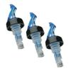 2 Oz - Precision Pour Blue (PP-CLD-FT-200B-3PK) - Measured Pourer - Bug and Dust Flap Liquor Bottle Pourers - (3 Pk) 100% USA Made - Pour The Perfect Cocktail With Our No Leak Bottle Spouts, Size 2.0 view 1