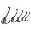Ambipolar 5 Pack TriLeg Hook, Heavy Duty Big Triple Leg/Double Coat Hooks Base. Entryway Coat Hooks, Scarf and Jacket Hangers.Perfect Bath Towel Heavy Hooks (5 Pack, Oil Rubbed Bronze) view 1
