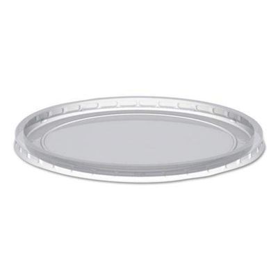 Anchor Packaging MicroLite Deli Tub Lid, Inside-Cap Fit, Fits 8-32 oz Containers, 4.56" Diameter x 0.26"h, Clear, Plastic, 500/Carton
