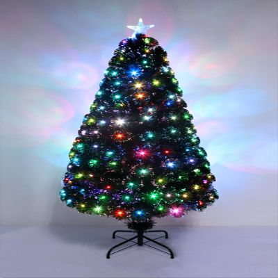 Hi- Line Gift 37495-J6 72" Fiber Optic Multicolor Indoor Christmas Tree
