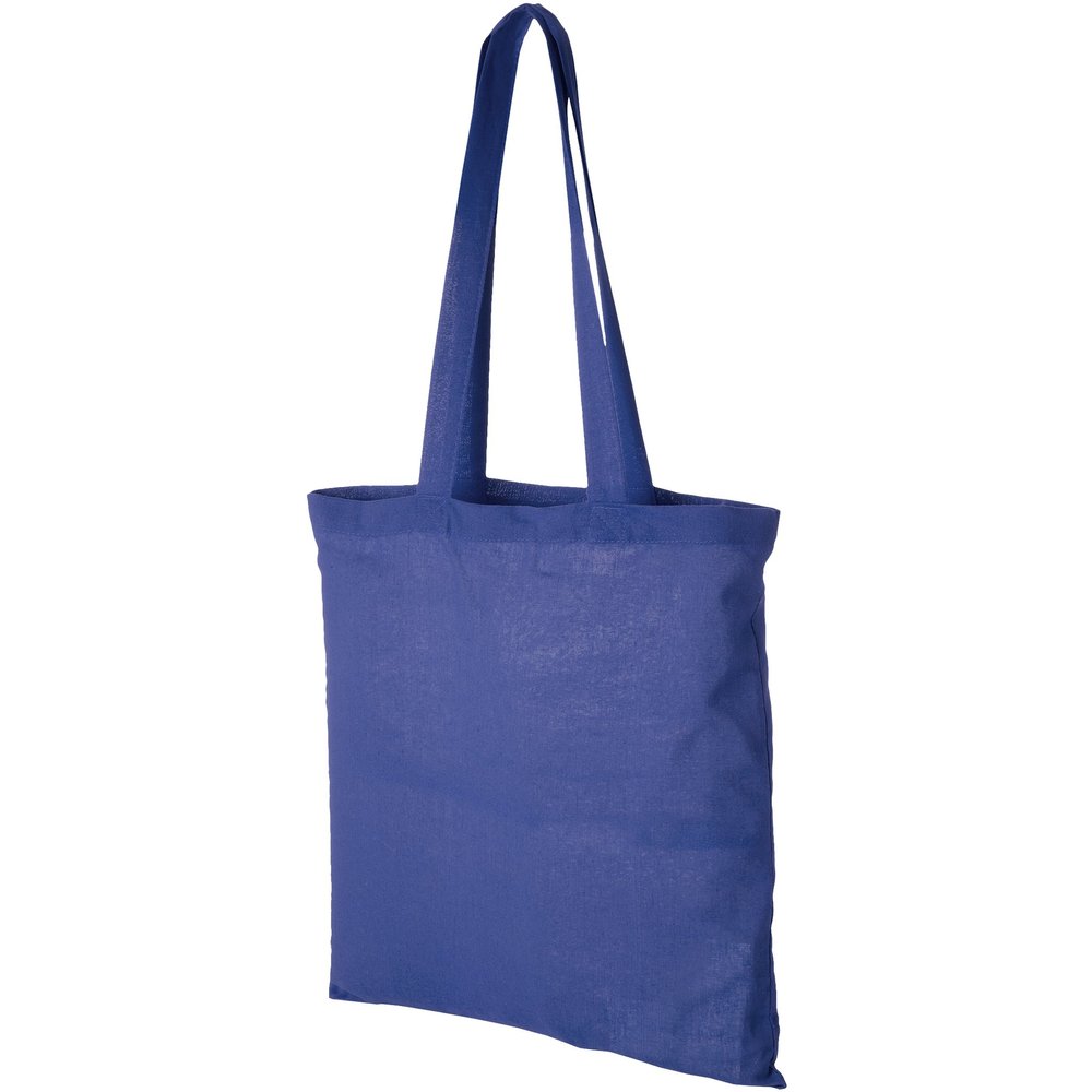Bullet Madras Cotton Tote (15 x 16.5 inches) (Royal Blue)