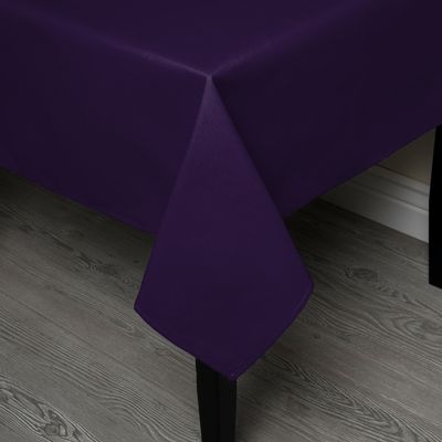 Fabric Textile Products, Inc. Milliken Signature 45"x45" Square Tablecloths 1 Pack - Assorted Colors Available! (Purple)