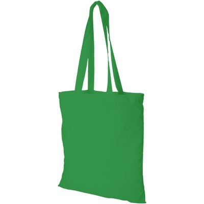 Bullet Madras Cotton Tote (15 x 16.5 inches) (Bright Green)