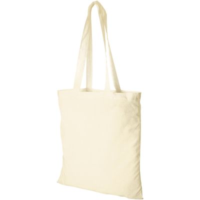 Bullet Madras Cotton Tote (15 x 16.5 inches) (Natural)