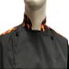 CHEFSKIN Beautiful Chef Jacket Coat Flames Design Light Weight poplin Nice Gift! (REG-50 in.Chest) view 1