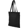 Bullet Madras Cotton Tote (15.7 x 16.1 inches) (Solid Black) view 1