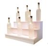 40" 3 Tier LED Lighted Liquor Display Shelf - White Finish view 1