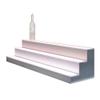 60" 3 Tier LED Lighted Liquor Display Shelf - Stainless Steel Finish view 1