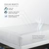 PureCare Cooling Mattress Protector Featuring allergen & Moisture Protection, Queen (FRIOMP50) view 4