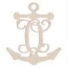 12" Anchor Unfinished Wood Initial Monogram Letter O (Sizes 12"-30") view 1